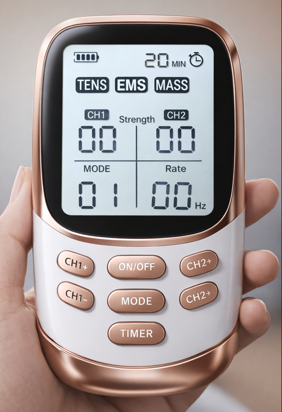 TENS EMS therapy device