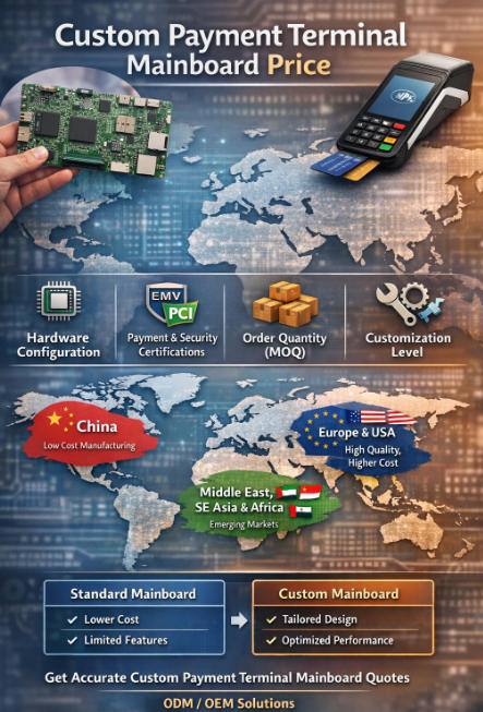Custom Payment Terminal Mainboard