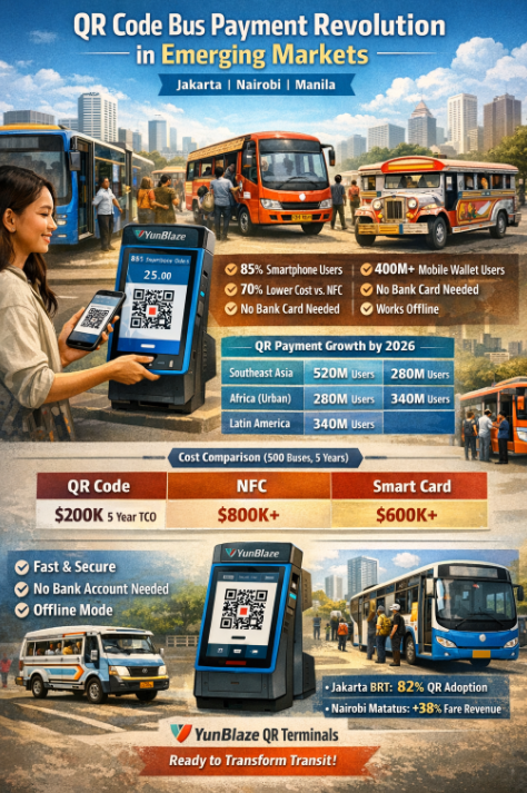 QR Code Bus Payment Terminal
