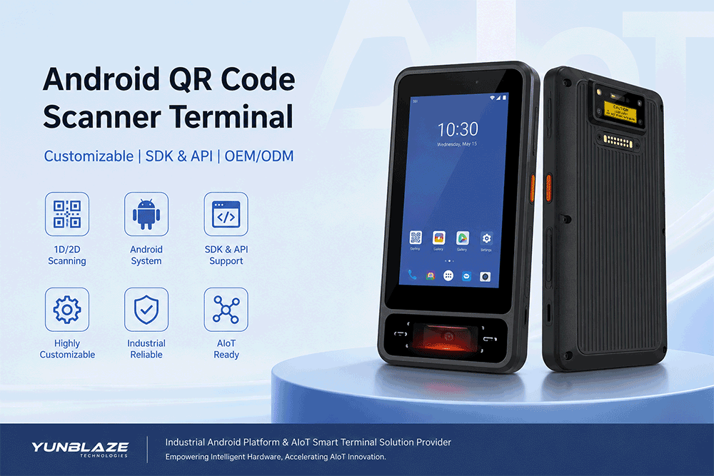 Custom Android QR Code Scanner Terminal with SDK & API Custom Android QR Code Scanner Terminal with SDK & API